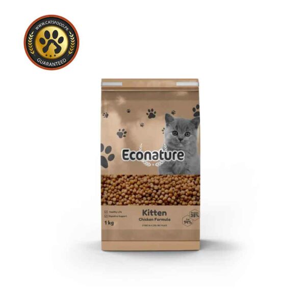 Econature Chicken Cat Food for Kittens & Adults – 1KG