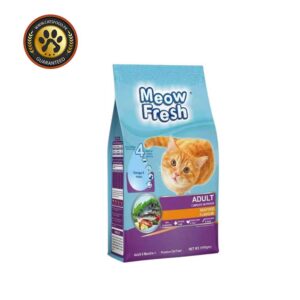 Meow Fresh Adult Cat Food Seafood Flavor 450gram