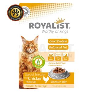 Royalist Wet Food Pouch Adult Cat Chicken 85g